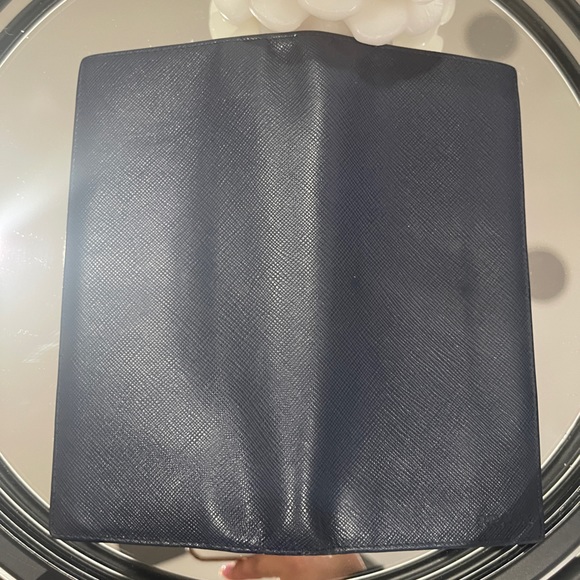 Authentic PRADA Men's Saffiano Leather Bi-Fold Long Wallet- Black - Picture 11 of 14